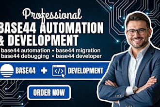 build ai web app base44 expert fix base44 bug base44 integration automation