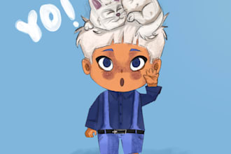 create adorable kids character illustrations for your story