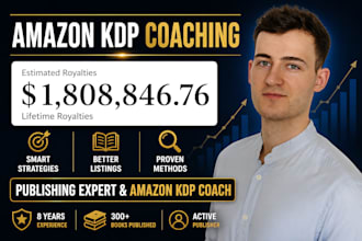 give expert amazon KDP coaching to improve book sales