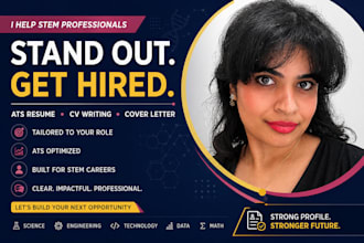 write a professional stem CV and help you land more interviews