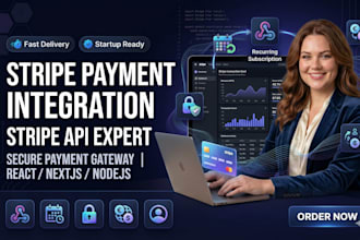 integrate stripe payment gateway, API, checkout and subscriptions for your app