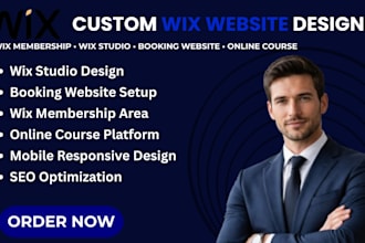 design wix website wix online course wix membership site wix studio wix  booking