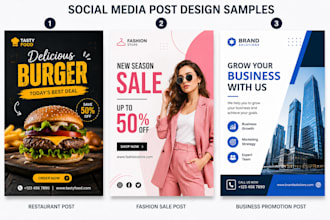 design social media posts