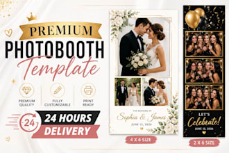 do photobooth templates for your event in 24 hours