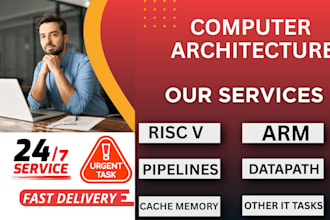 do computer architecture, risc v, arm and all computer science related tasks