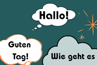 teach conversational german in clear native hochdeutsch