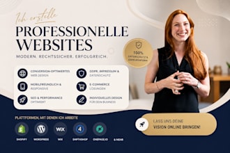 design gdpr legal notice ecommerce website for shopify wordpress wix onepage io