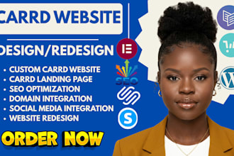 carrd landing page design carrd website design, redesign carrd website carrd co