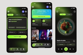 build ai music generator, ai music app, music app, ai saas