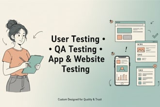 user testing beta test qa test website testing saas testing android app test