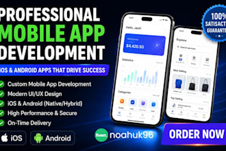 develop mobile app, flutter, ai, ios, android, web, app developer