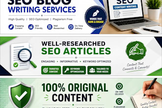 write SEO optimized blog articles