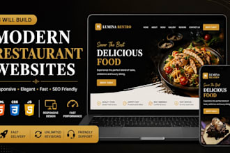 build a modern responsive landing page website