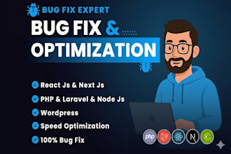 fix bugs in react js, next js, react native and node js