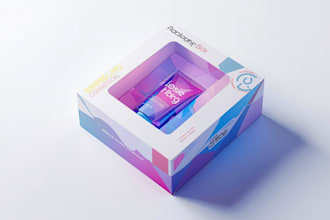design creative box, pouch and label packaging design