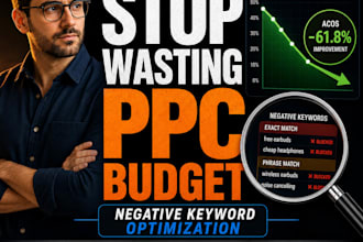 reduce wasted amazon PPC spend using negative keywords