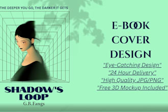 design a professional psychological or thrille cover