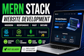 build a responsive react or mern stack website
