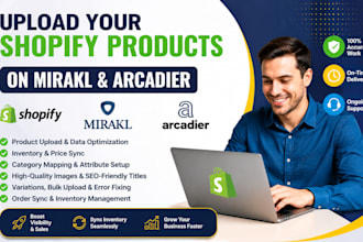 upload your shopify products on mirakl arcadier marketplace