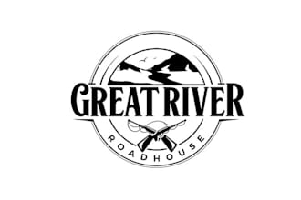 design top quality iconic river restaurant logo