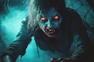 fantasy horror and fantasy horror character
