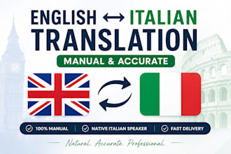 manually translate english to italian