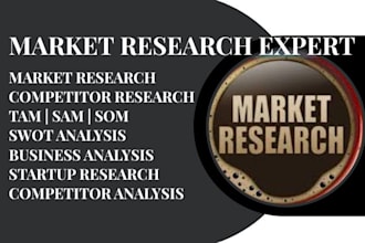 do market research and competitive analysis for your startup