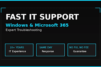 fix your windows or microsoft 365 technical issues fast
