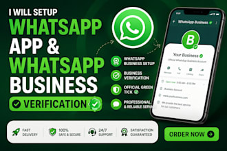 l set up whatsapp business and guide verification