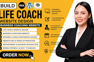 build life coach website business coaching website design life coach website seo