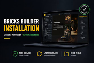 install bricks builder with genuine lifetime updates