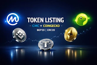 do token listing, coin listing, coingecko listing, smart contracts, ico