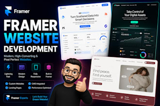 build a responsive framer website with SEO and animations