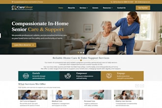 build a responsive home care website for more client leads