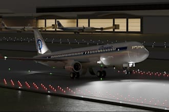 build aircraft exterior and cockpit for flight simulators, msfs and xplane 12