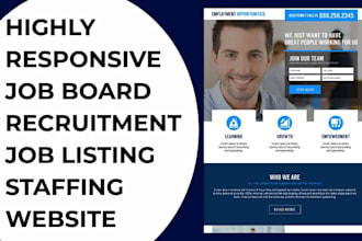 design job board recruitment job listing staffing website