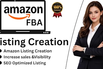 do amazon fba listing creation and optimization