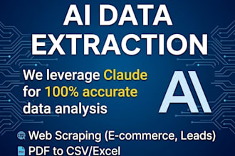 provide ai powered data extraction and content formatting