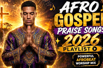 be male afrobeat gospel vocal christian songwriter worship song producer