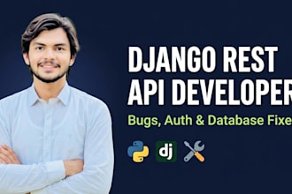 fix django rest API bugs authentication and database connection errors