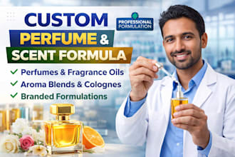 make luxury perfume cologne and sent formulations
