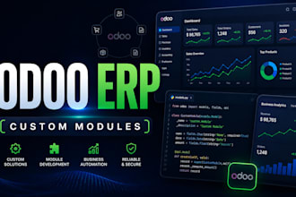 develop and customize odoo erp modules and integrations customization module