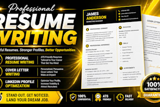 deliver 12 hour professional resume maker and tech CV writing