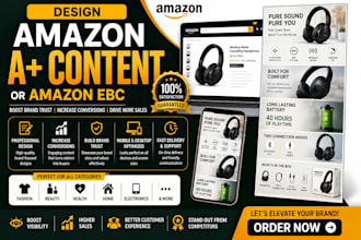 design amazon a plus content or amazon ebc