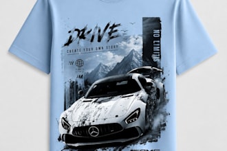 create unique anime streetwear t shirts