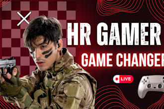design catchy gaming youtube thumbnails