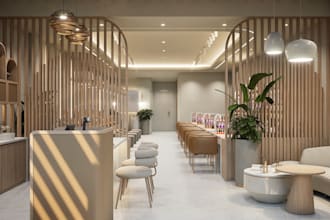 design 3d hair salon interior, massage room,beauty salon, spa, tattoo studi