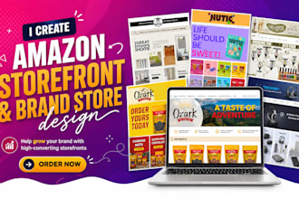 design responsive amazon brand store and storefront design
