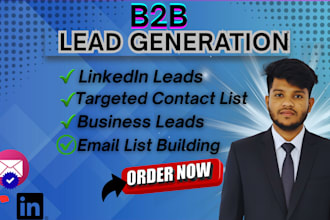 do verified b2b lead generation and web research