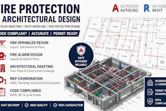 do autocade drafting revit modeling and fire protection design